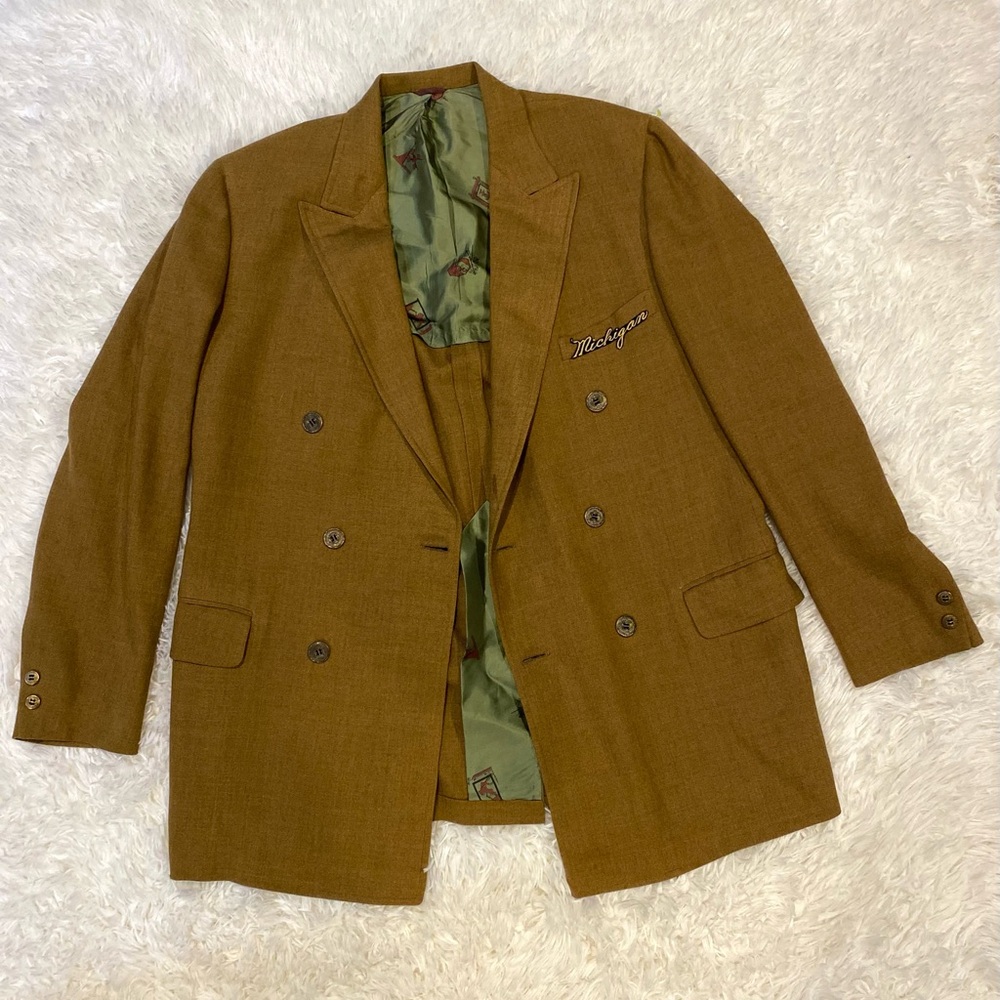 Vintage Richman Brothers Blazer Jacket Michigan
Patch.